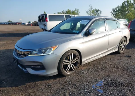 2017 Honda Accord Sport Se z USA, uszkodzony, nr VIN 1HGCR2F1XHA265109